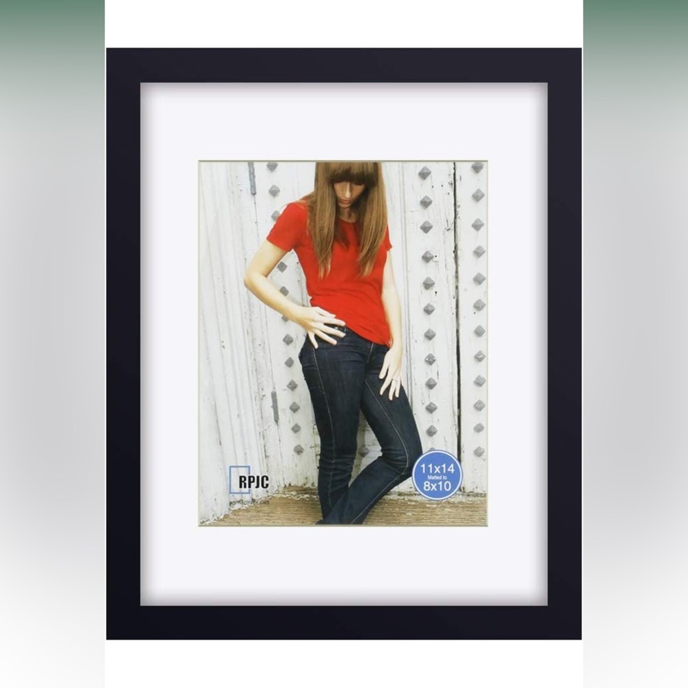 RPJC 11 x 14 Picture Frames Made of Solid Wood and High Definition Glass Display